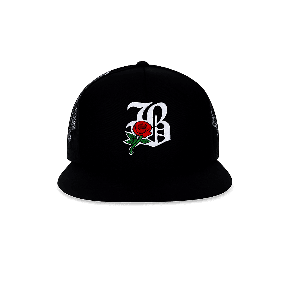 B-Rose Trucker — Black