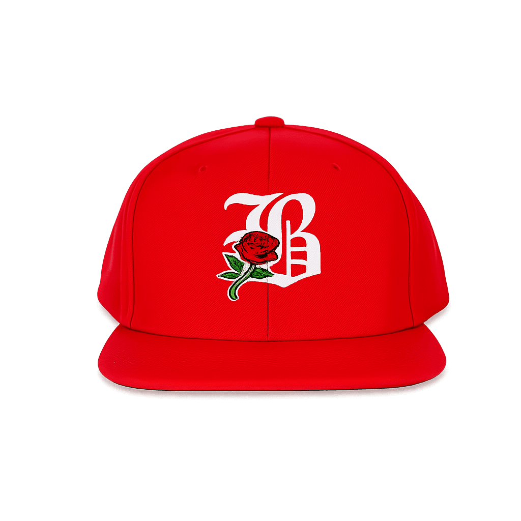 Big Money London — B-Rose snapback, red